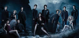 Get Ready For Adventure With The Vampire Diaries Iphone Wallpaper