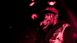 Get Ready For An Electrifying Performance By Travis Scott At His Upcoming Concert! Wallpaper