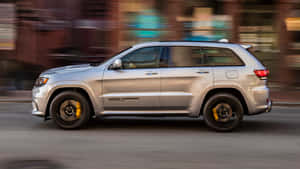 Get Ready For An Epic Ride In The Jeep Trackhawk Wallpaper