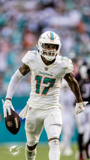 Get Ready For The Big Miami Dolphins Game On Your Iphone Wallpaper