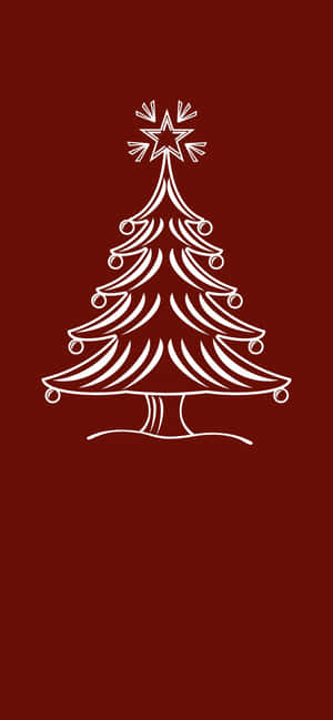 Get Ready For The Holidays With A Red Christmas Iphone! Wallpaper