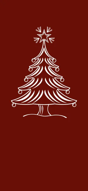Get Ready For The Holidays With A Red Christmas Iphone! Wallpaper