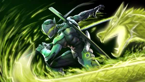 Get Ready To Experience The Future With Genji 4k Wallpaper