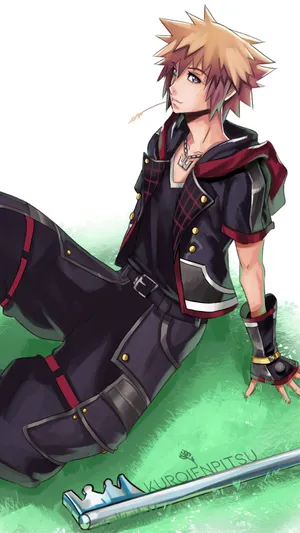 Get Ready To Explore Other Worlds With The Kingdom Hearts Phone Wallpaper