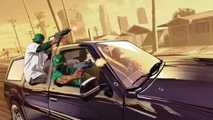 Get Ready To Own The Streets In Grand Theft Auto V Wallpaper