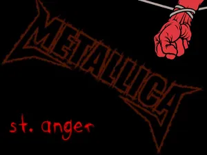 Get Ready To Rock Out With The Legendary Heavy Metal Band Metallica And Their Iconic St. Anger Album Cover! Wallpaper