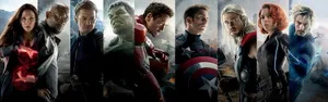 Get The Avengers Dual Screen For An Ultra Hd Gaming Experience Wallpaper