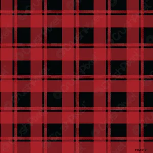 Get The Classic Look With Black And Red Plaid! Wallpaper