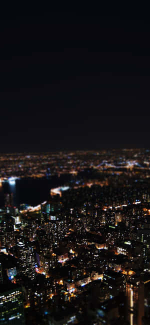 Get The Perfect Nocturnal View Of New York City Wallpaper