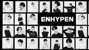 Get Up Close And Personal With Enhypen And Their New Laptop! Wallpaper