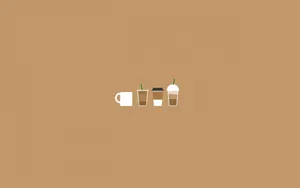Get Your Cute Coffee Fix Here Wallpaper