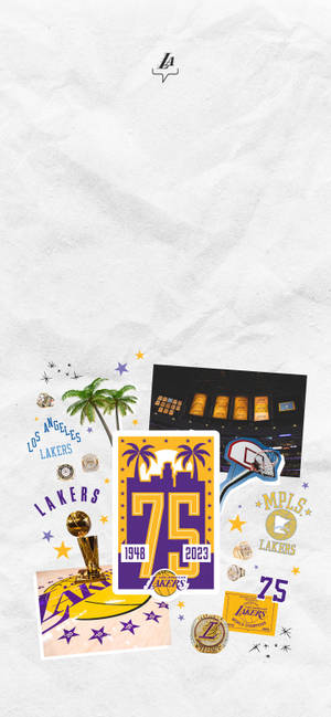 Get Your Favorite Lakers Gear Now Wallpaper