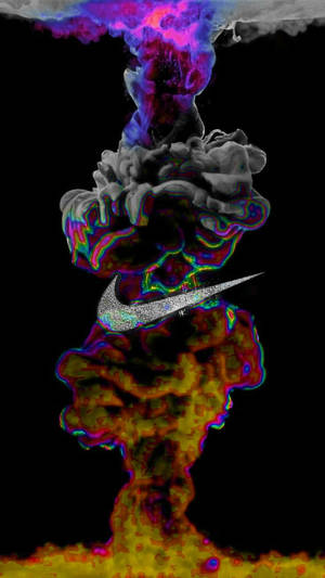 Get Your Nike Swag On With This Unique Graffiti Artwork. Wallpaper