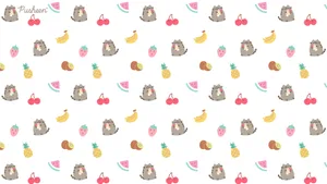 Get Your Work Done On A Pusheen Pc Wallpaper