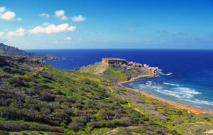 Għajn Tuffieħa Bay Malta Wallpaper