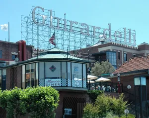 Ghiradelli Square In California Blue Sky Wallpaper