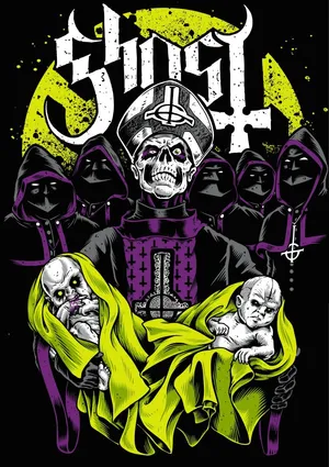 Ghost Band Performing Live Wallpaper