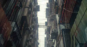 Ghost In The Shell Metropolis Architecture Wallpaper