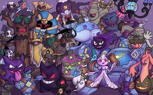 Ghost Pokemon 1095 X 685 Wallpaper