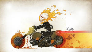 Ghost Rider Hd Art Wallpaper