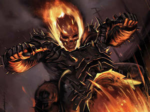 Ghost Rider The Burning Man Wallpaper