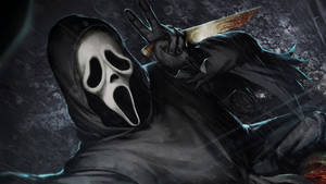 Ghostface Selfie Dbd Art Wallpaper