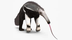 Giant Anteater Standing White Background.jpg Wallpaper