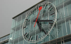 Giant Istanbul Cevahir Clock Wallpaper