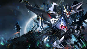 Giant Robots Strike Freedom Wallpaper