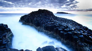 Giant's Causeway Cirrocumulus Clouds Wallpaper