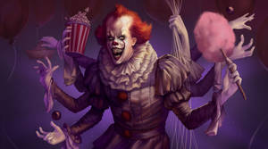 Gif Pennywise Strikes Fear In The Viewers. Wallpaper