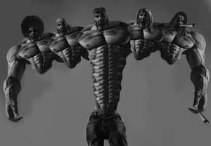 Giga Chad And Other Giga Friends Wallpaper