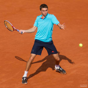 Gilles Simon Aiming Swing Wallpaper