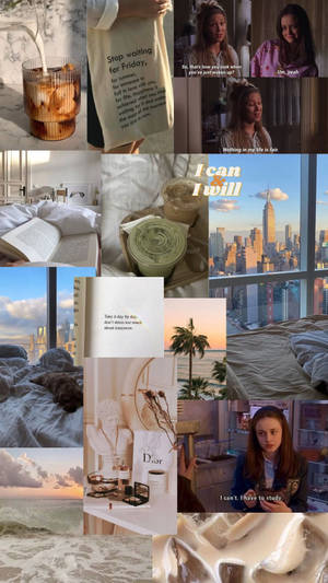 Gilmore Girls That Girl Aesthetic Collage Wallpaper