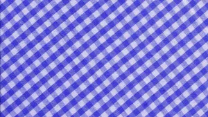Gingham-style Blue Checkered Wallpaper