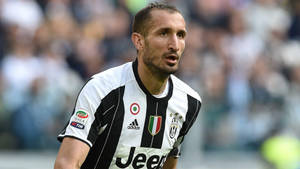 Giorgio Chiellini Juventus Fc Vs. Real Madrid Wallpaper