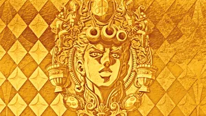 Giorno Giovanna – The Fateful Gold Emblem Wallpaper