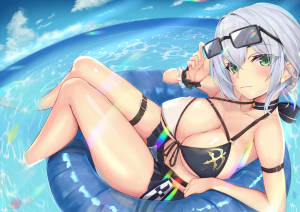 Girl In Bikini Noel Shirogane Wallpaper