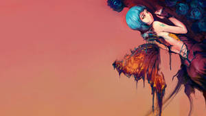 Girl With Broken Wings Wallpaper