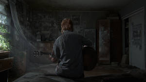 Girl With Guitar The Last Of Us 4k Wallpaper