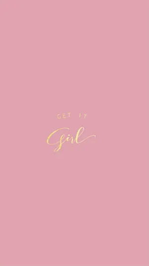 Girly Aesthetic In Pink Background Wallpaper