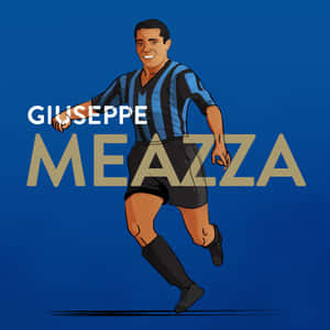 Giuseppe Meazza Illustration Wallpaper