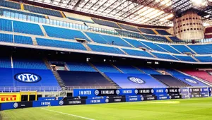 Giuseppe Meazza Stadium Inter Milan Banners Wallpaper