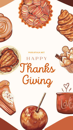 Give Thanks And Enjoy The Beauty Of This Thanksgiving Wallpaper