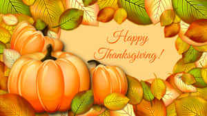 Give Thanks: Celebrate The Autumn Harvest Of A Beautiful Thanksgiving Wallpaper