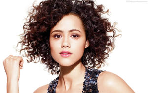 Glamorous Nathalie Emmanuel Wallpaper