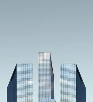 Glass Skyscrapers Model Wallpaper