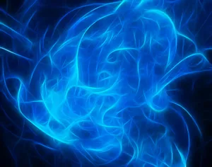 Gleaming Blue Smoke Wallpaper