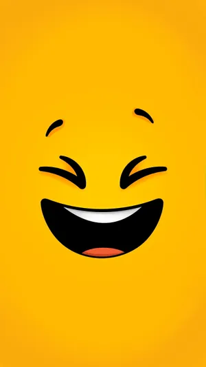 Gleeful Happy Phone Wallpaper