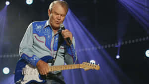 Glen Campbell Performing Live Wallpaper